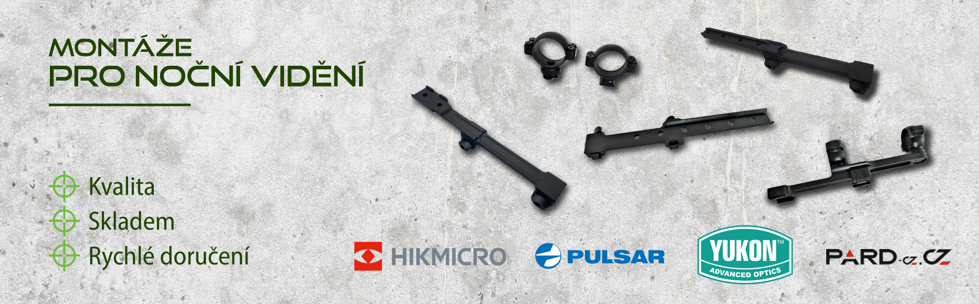 Montáže pro noční vidění